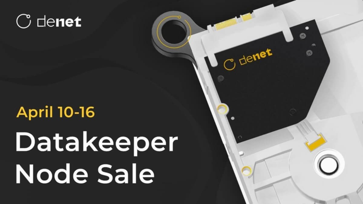 DeNet Launches Exclusive Datakeeper Node Sale for Decentralized Data Security