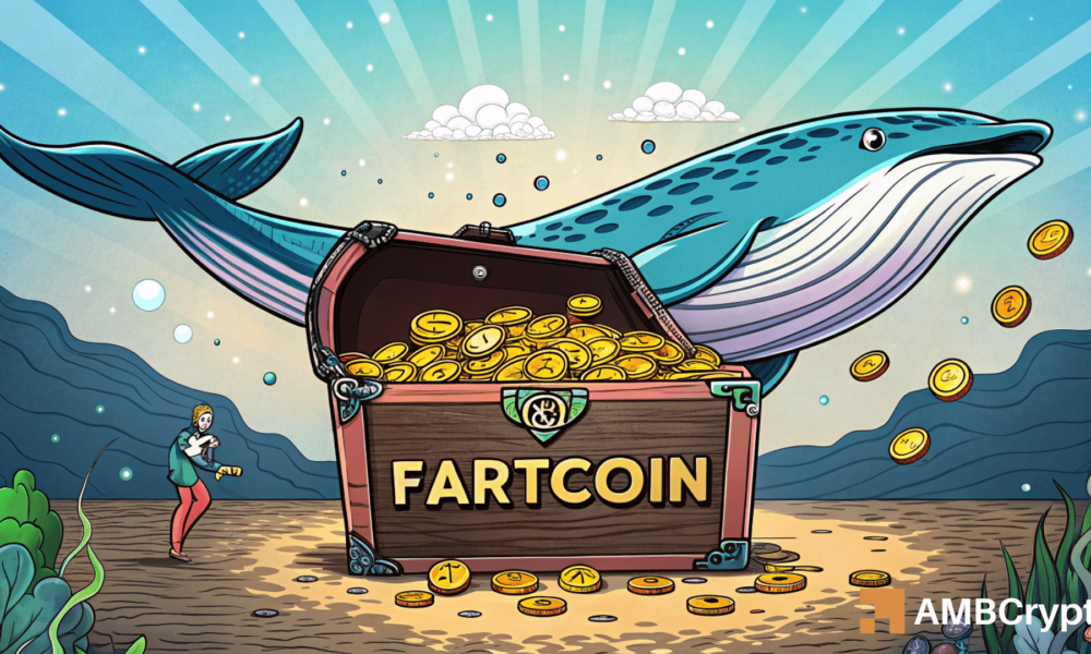 What FARTCOIN's $2 mln whale movement means for traders targeting $1.60
