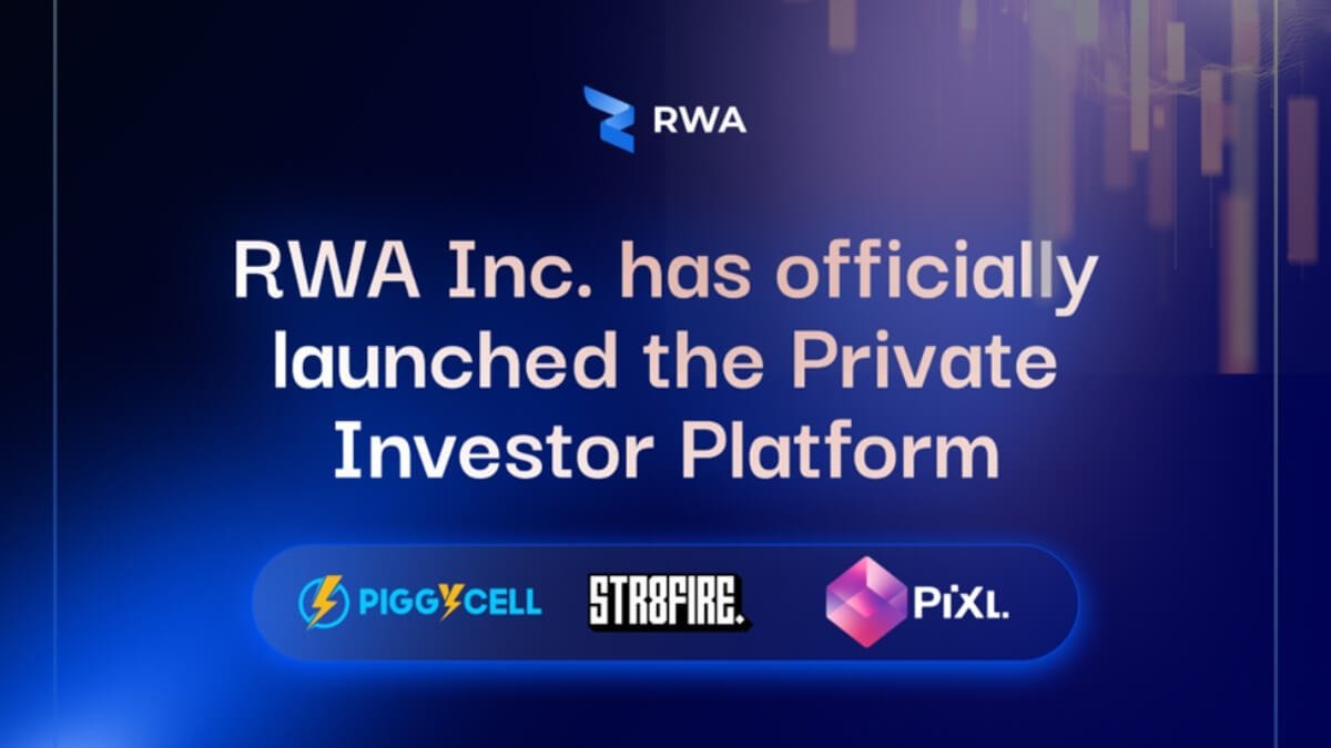 RWA Inc. Launches the First Fully On Chain Private Investor Platform