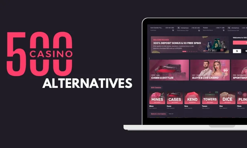 500 Casino Alternatives: 7 Crypto Gambling Sites Like 500 Casino