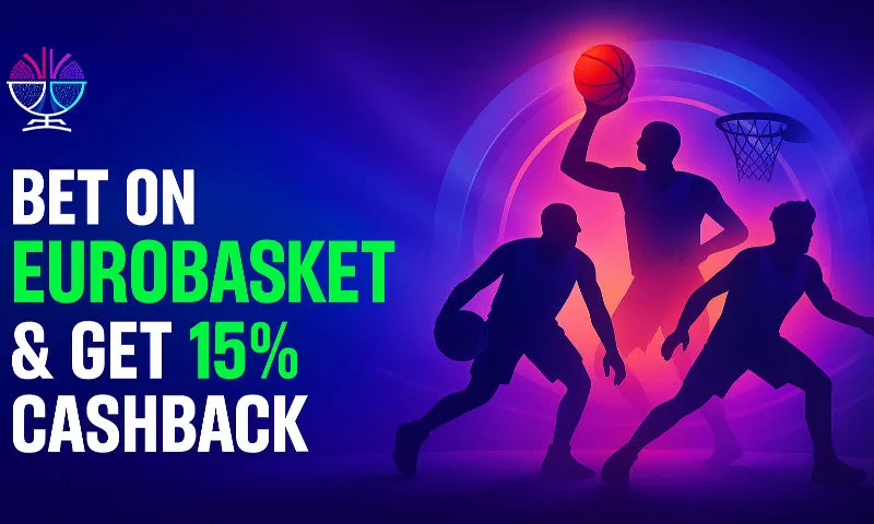 Get Back in the Game with Jackbit’s EuroBasket 15% Cashback