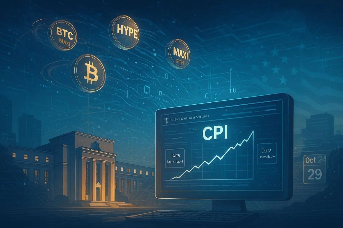 정부 셧다운으로 9월 CPI 발표 차질... 연준 금리인하 고심 속 '매수할 만한 암호화폐는?'