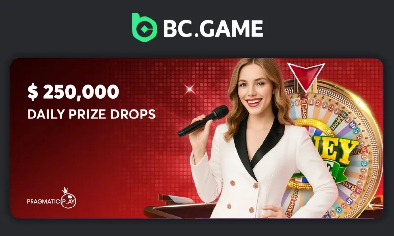 Celebrate Money Time at BC.Game with €250,000 Daily Prize Drops