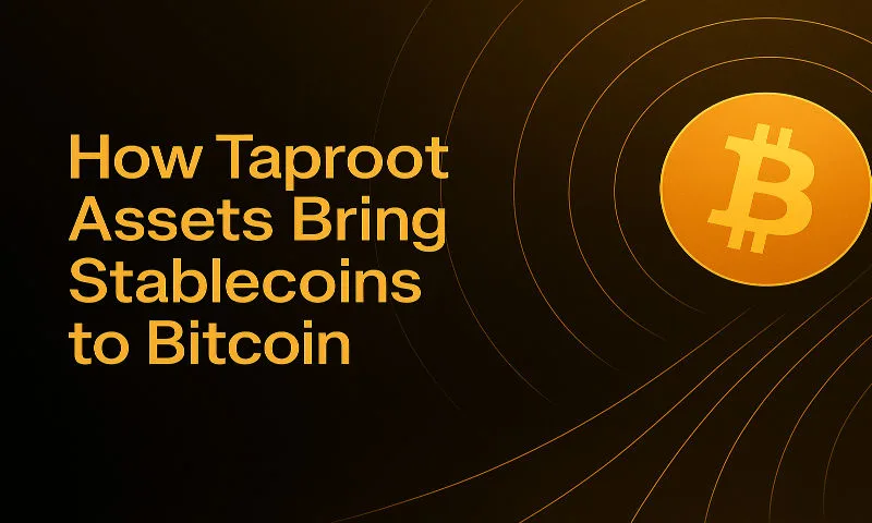 How Taproot Assets Bring Stablecoins to Bitcoin